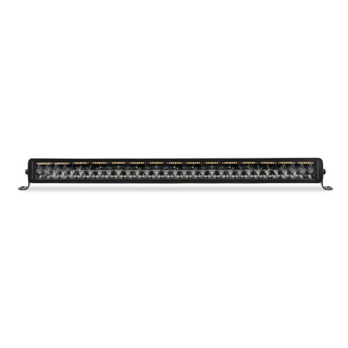 Go Rhino Blackout Series DOUBLELINE 30" Double Row Light Bar w/Amber LEDs Model 753003012CDS