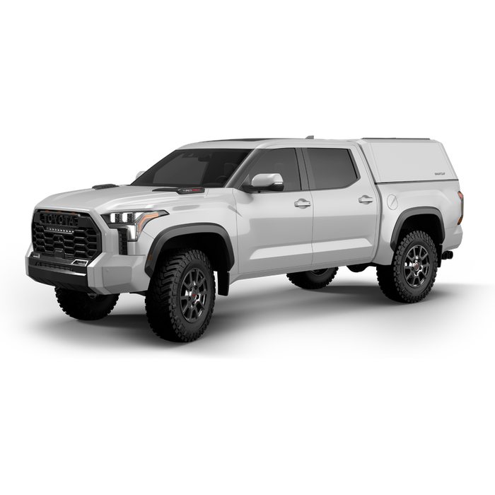 SmartCap OEM White Truck Bed Cap EVOh Hatchback Series w/ Vertical Locks Model EH1310-WH