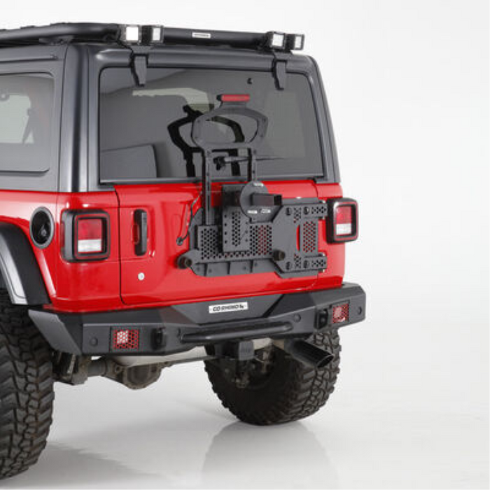 Go Rhino Rockline Low Profile Body Mount Tire Carrier For Jeep Model 27137T