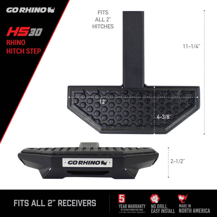 Go Rhino HS-30 Rhino Hitch Step Model HS3012T