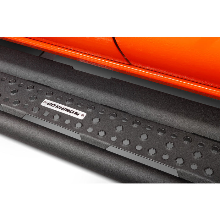 Go Rhino Dominator Xtreme D6 Running Baords With Frame Mounting Bracket Kit Model FSD64129T