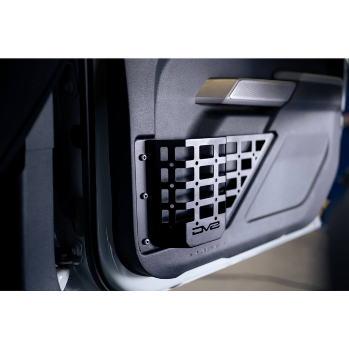 DV8 Offroad 2021-2026 Ford Bronco Front Door Pocket Molle Panels Model MPBR-05
