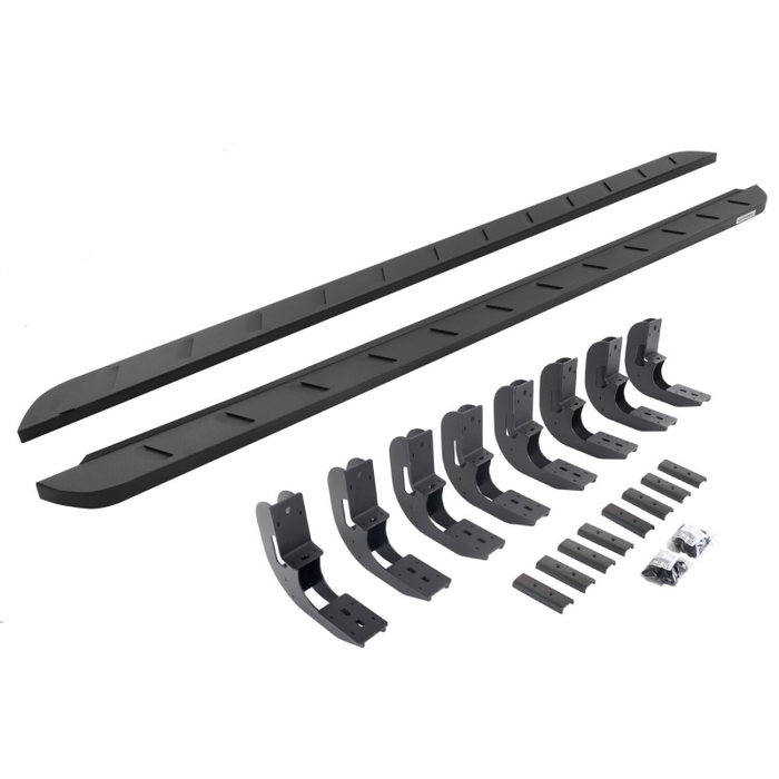 Go Rhino RB10 Slim Line Running Boards with Mounting Brackets Kit Model 63404880SPC
