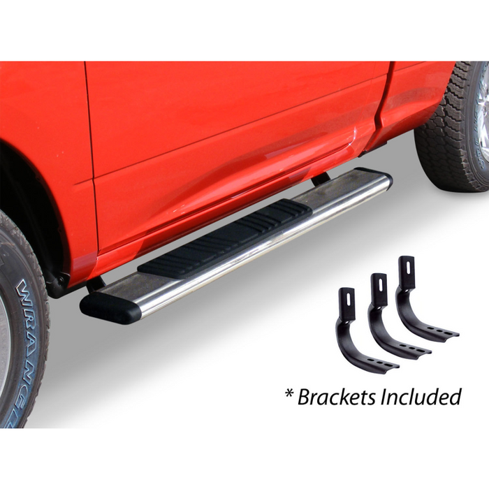 Go Rhino 5" OE Xtreme Low Profile Step Nerf Bars with Mounting Brackets Kit Model 685412652PS