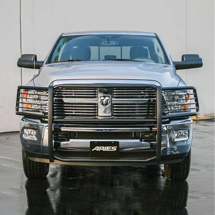 ARIES Black Steel Grille Guard, Select Dodge, Ram 2500, 3500 Model 5056