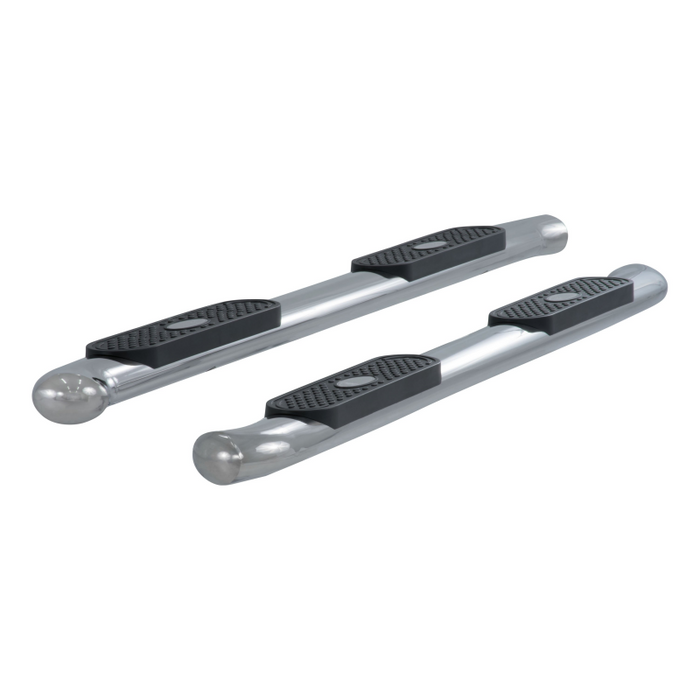 ARIES 4" Polished Stainless Oval Step Nerf Bars Model S223015-2