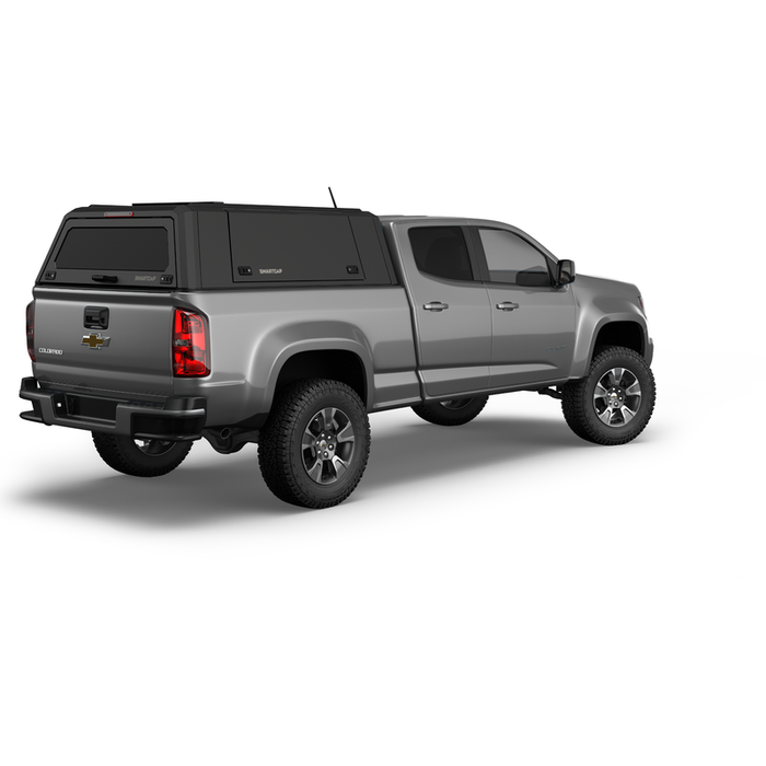 SmartCap Matte Black Truck Bed Cap EVOa Adventure Series w/ Horizontal Locks Model EA0106-MB
