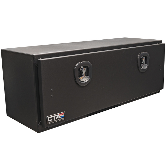Chandler Underbody Carbon Steel Toolbox 18x18x72 Textured Black With Drop Down Door Double Latch Model 5100-0770