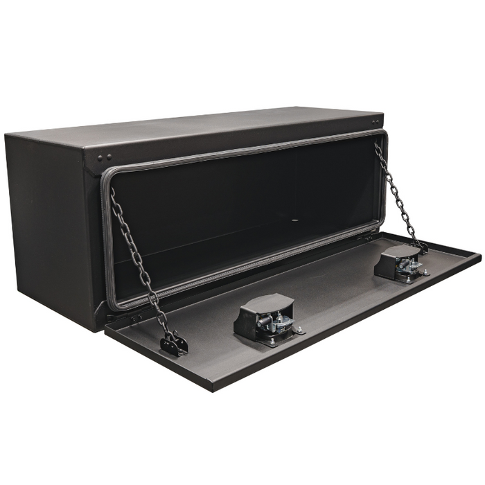 Chandler Underbody Carbon Steel Toolbox 18x18x72 Textured Black With Drop Down Door Double Latch Model 5100-0770