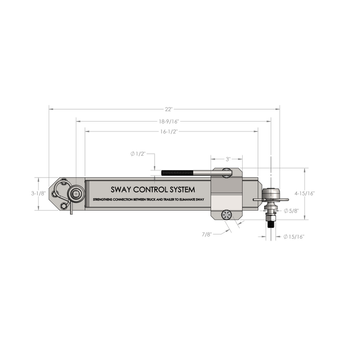 BulletProof Hitches Sway Control System Model SWAYCONTROL