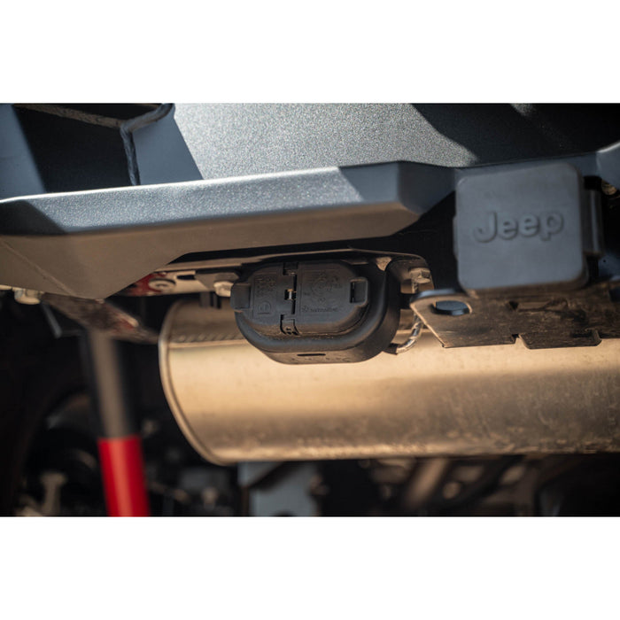 DV8 Offroad 2018-2025 Jeep Wrangler JL JLU Mto Series Rear Bumper W/ Optional Tire Carrier Model RBJL-13