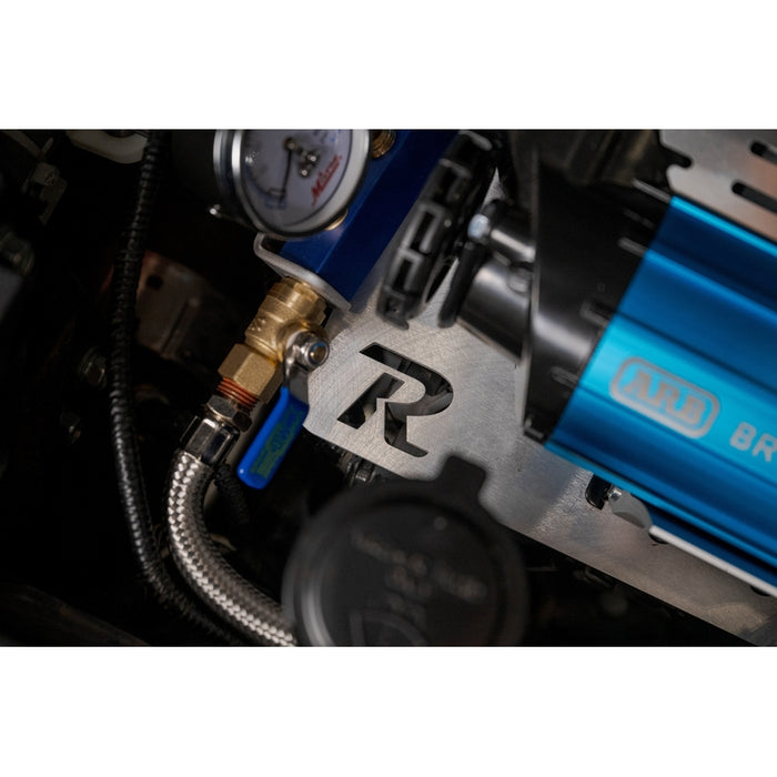 Rago Fabrication 2025+ Toyota 4Runner Under-Hood Air Compressor Mount Model AC7110700NA