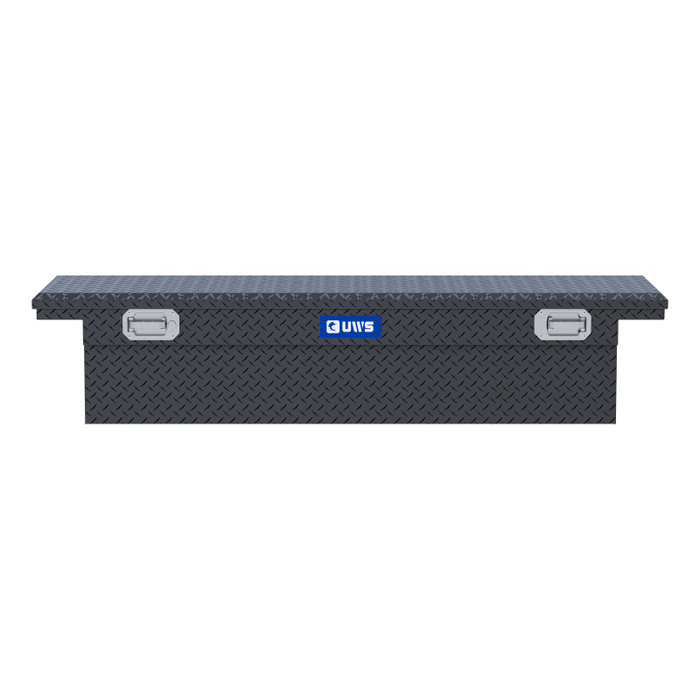 UWS 69" Truck Tool  Box - Low Profile, Pull Handles Model TBS-69-LP-PH-MB