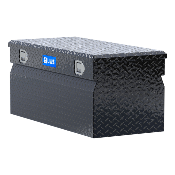 UWS Gloss Black Aluminum 42" Wedge Utility Chest Box Model TBC-42-W-BLK