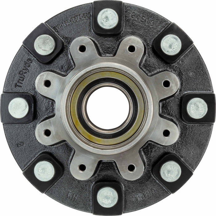 CURT Threaded Trailer Idler Hub Assembly - 16,000-lb. 8 on 275 mm, 17-1/2" Wheel Size, M22 Studs, Oil Model 2020111549