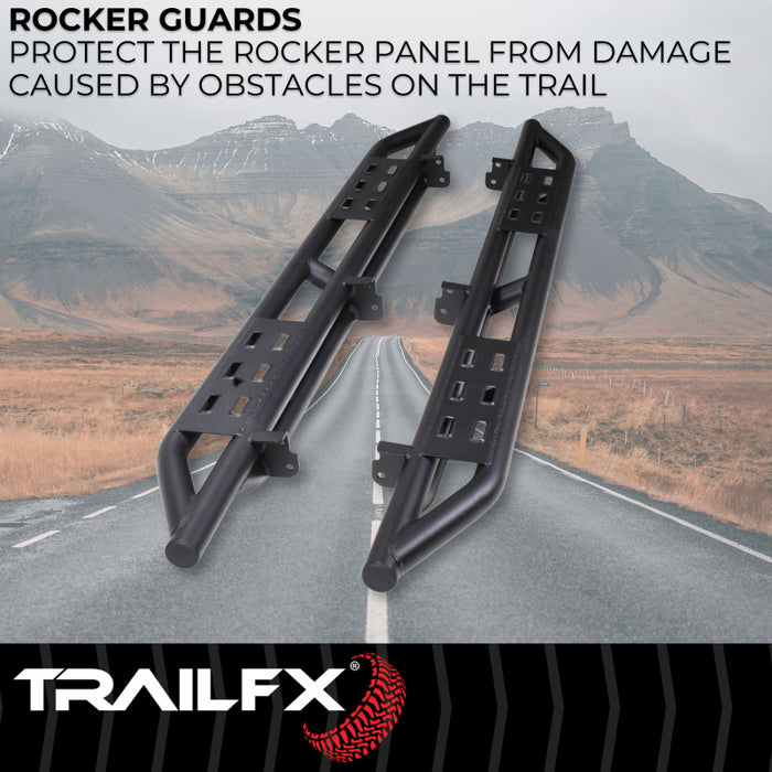 TrailFX Rocker Panel Guards 4 Door Model BR011T