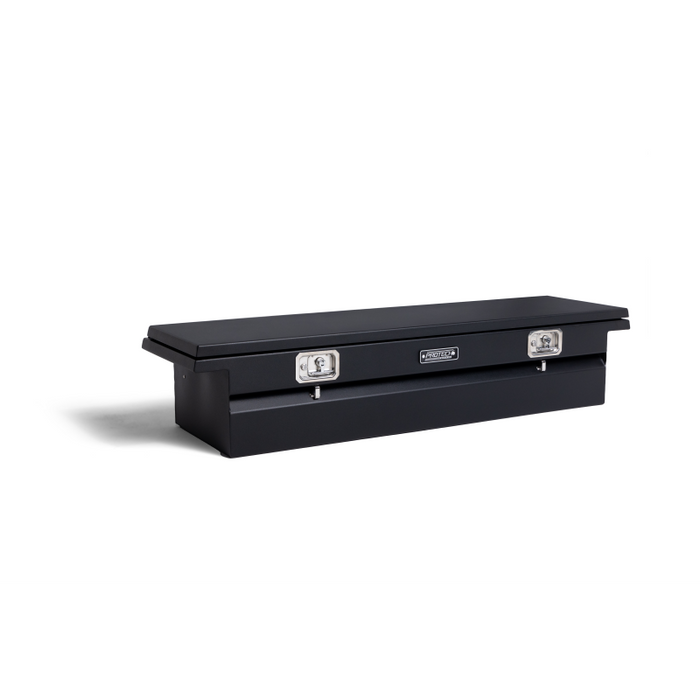 ProTech Crossover 15X20X74 Single Lid Box Textured Black Steel Low ProTech Crossover 15X20X74 Single Lid Box Textured Black Steel Low