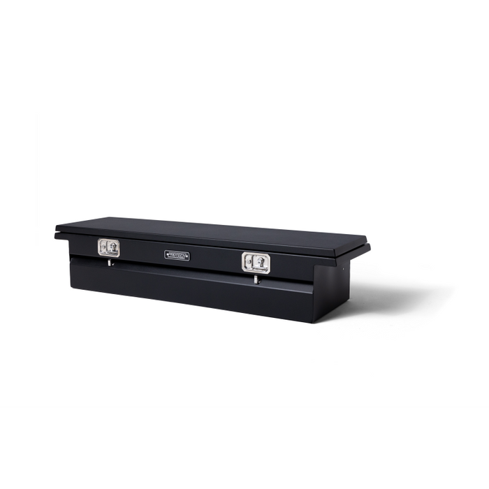 ProTech Crossover 15X20X74 Single Lid Box Textured Black Steel Low Profile Model 52-6221LP-TB