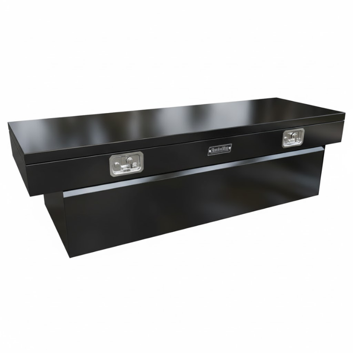 ProTech Crossover 18X20X74 Single Lid Box Gloss Black Steel Standard Profile Model 52-8221-GB