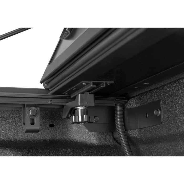 BAK BAKFlip MX4 TS Hard Folding Truck Bed Cover For Select 2016-2023 Toyota Tacoma 5' Bed with Deck Rail System Model 449426TS