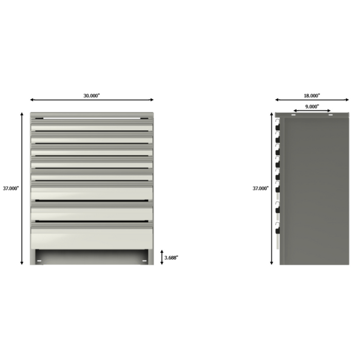 CTech Palfinger Service Body Drawer Unit 30w x 37h x 18d 522304