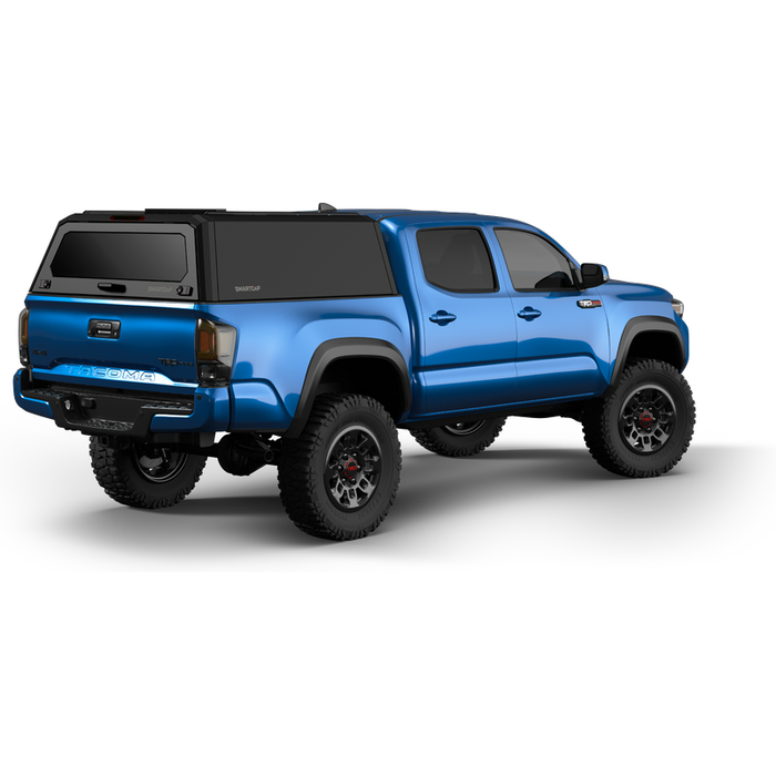 SmartCap Matte Black Truck Bed Cap EVOh Hatchback Series w/ Vertical Locks Model EH1316-MB
