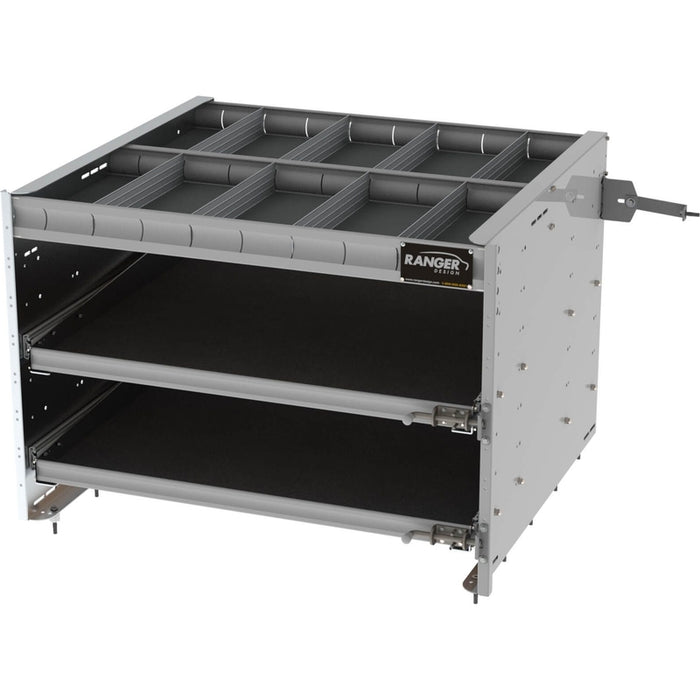 Ranger Design Axess Sliding Cargo Tray with 1 shelf 30"H - 2 drawers Model 5032-2