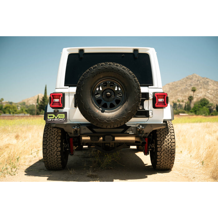DV8 Offroad 2018-2025 Jeep Wrangler Fs-15 Series Rear Bumper Model RBJL-11