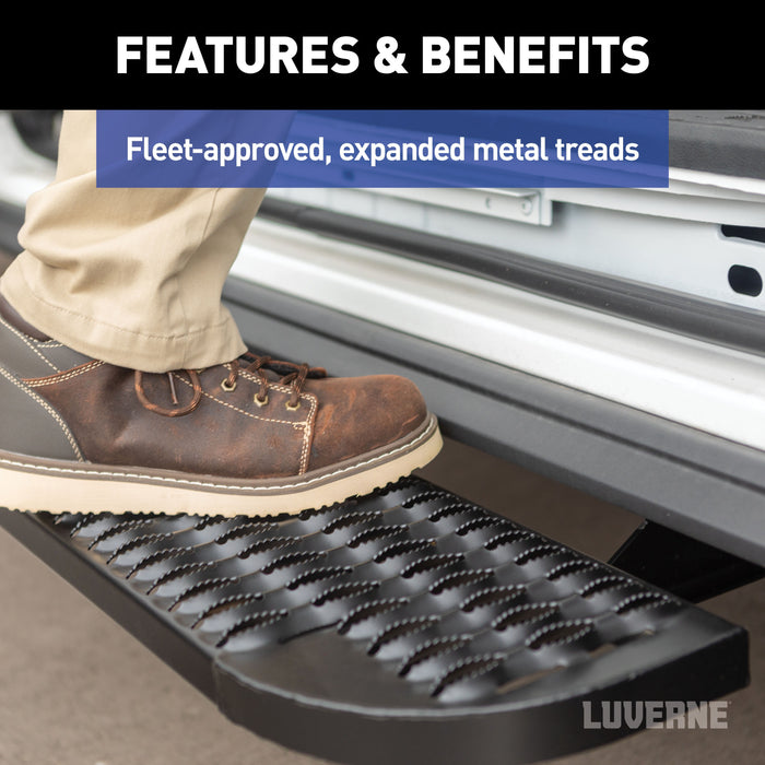 Luverne Grip Step XL 9-1/2" x 54" Steel Passenger Running Board Select Ram ProMaster Model 495154-401802