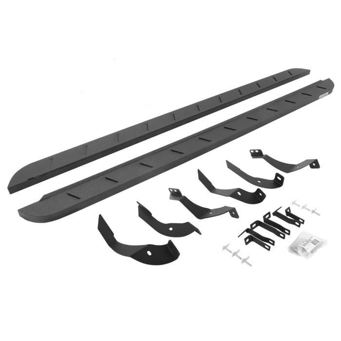 Go Rhino RB10 Slim Line Running Boards with Mounting Brackets Kit Model 63405187ST