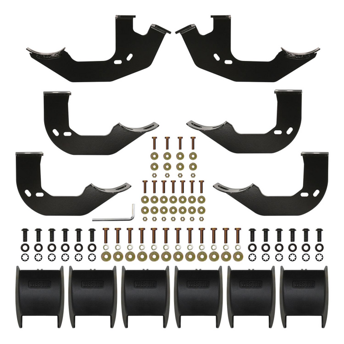 Westin PRO TRAXX 4 Oval Step Nerf Bars Polished Stainless Steel For Double Cab Model 21-22770