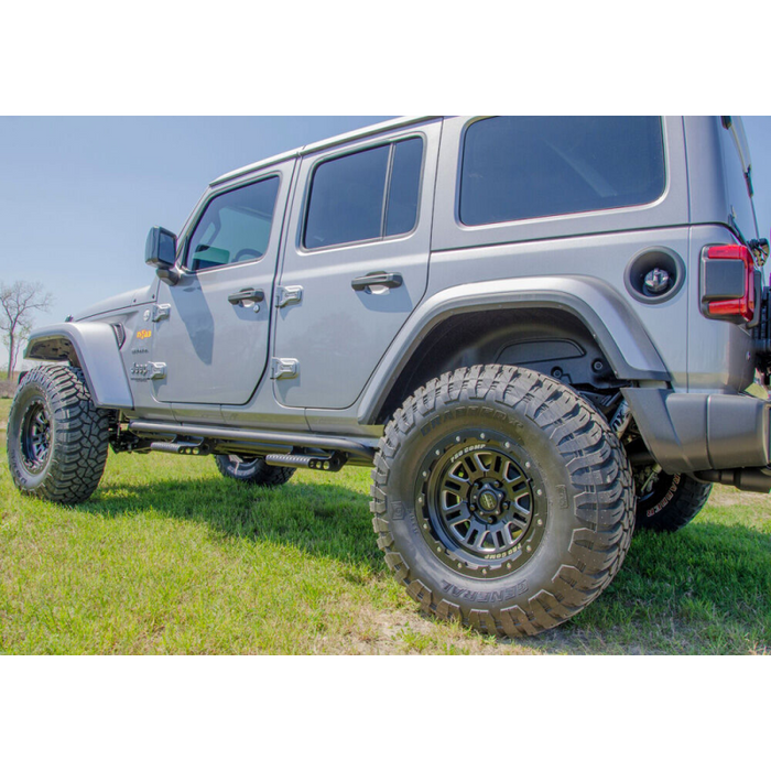 N-Fab RKR Step System Textured Black Steel Model J184RKRS4