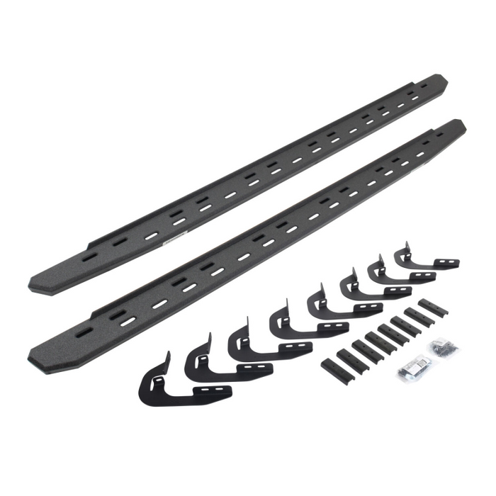Go Rhino RB30 Slim Line Running Boards with Mounting Bracket Kit Model 69604787ST