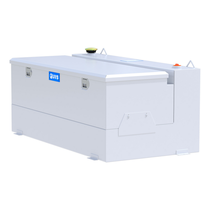 UWS White 100-Gallon Steel-Aluminum Combo Transfer Tank Model ST-100-COMBO-W