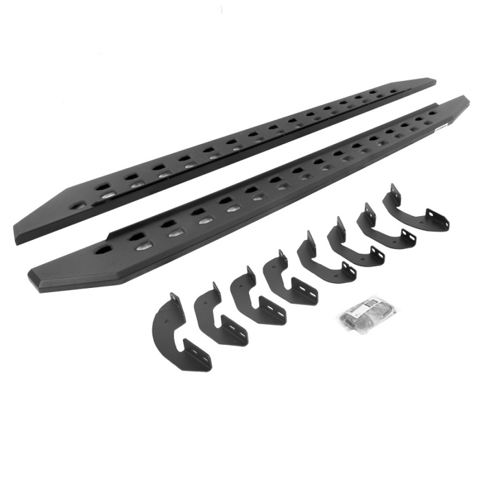 Go Rhino RB20 Slim Line Running Boards with Brackets Kit For Crew Max Only Model 69441687SPC