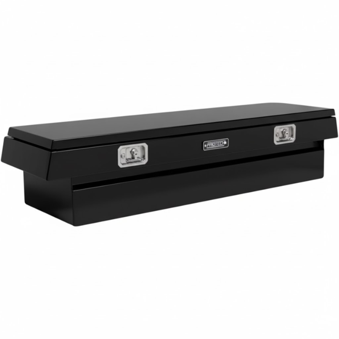 ProTech Crossover 16X28X74 Single Lid Box Smooth Lid Gloss Black Standard Profile Includes Tray Model 54-6223-28-GB