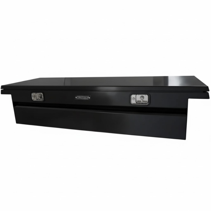ProTech Crossover 16X20X74 Single Lid Box Smooth Lid Gloss Black Low Profile Includes Tray Model 54-8223LP-GB