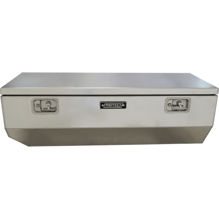 Protech Chest Tool Box - 17X20X38, Smooth Lid Bright Aluminum Includes Tray Model 54-8463