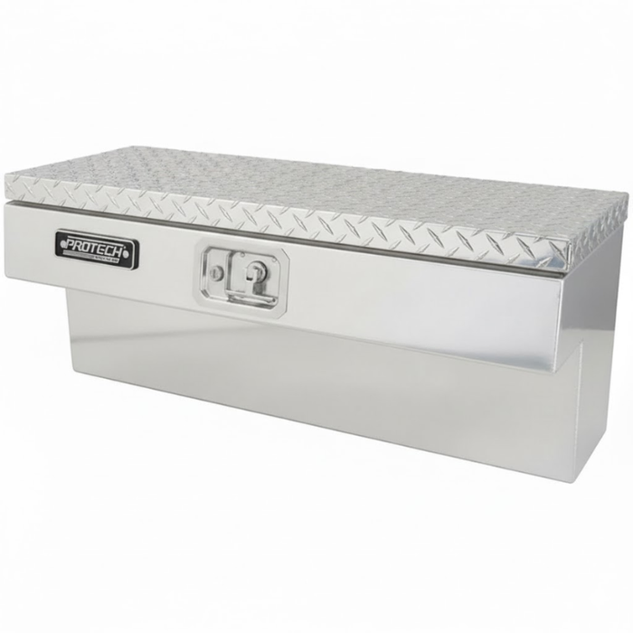 ProTech Side Mount Box - 16W X 48L Diamond Plate Lid Bright Aluminum Model 54-8660-48