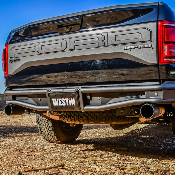Westin Outlaw Rear Bumper Textured Black Model 58-82025
