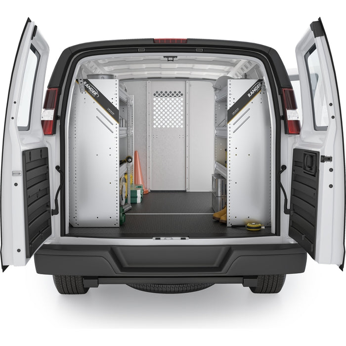 Ranger Design Aluminum Van Shelving Package for Chevrolet Express 135" Wheelbase Model GSR-27