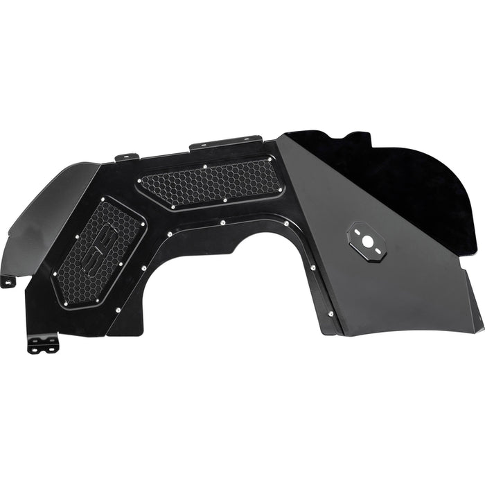 Smittybilt Front Aluminum Inner Fender Liner Pair - Black (18+ JL/JLU) Model 77984