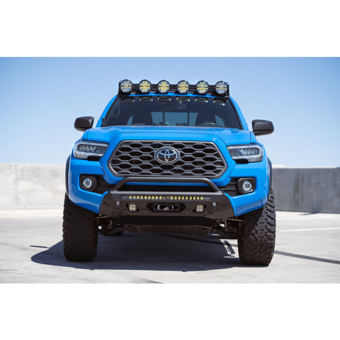 Rago Fabrication 2016-2023 Toyota Tacoma Center Mount Winch Front Bumper w/ Top Hoop Model F6804022001NA