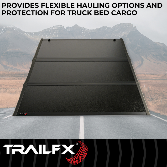 TrailFX Hard Bi-Fold Tonneau Cover Low Profile Plastic Model TFX5530