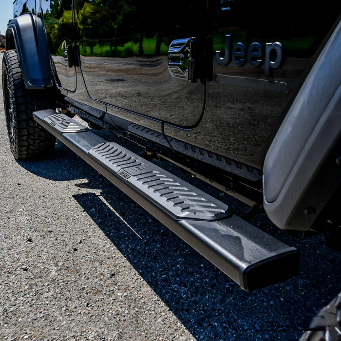 Westin R5 Step Nerf Bars Textured Black Aluminum Model 28-51325