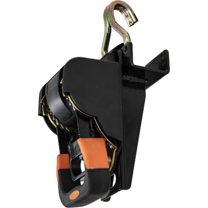 Buyers Products Spring Retracting Tie Downs for Round Tube Ladder Racks - Pair of 2 Mounts Model 5480017