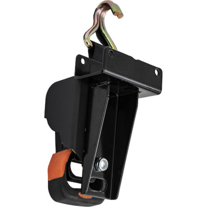 Buyers Products Spring Retracting Tie Downs for Round Tube Ladder Racks - Pair of 2 Mounts Model 5480017