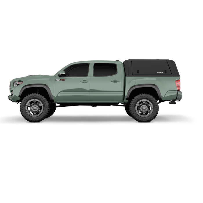 SmartCap Matte Black Truck Bed Cap EVOd Defender Series w/ Vertical Locks Model ED1316-MB