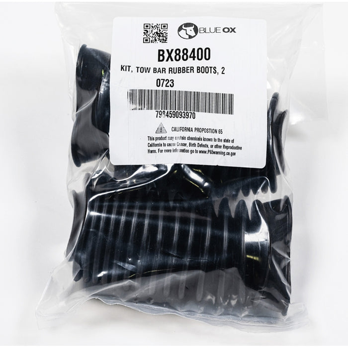 Blue Ox TOW BAR RUBBER BOOTS KIT, 2" Model BX88400