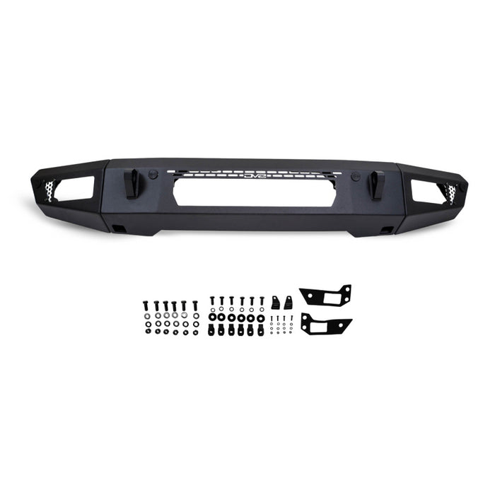 DV8 Offroad 2021-2025 Ford Bronco Oe Plus Series Front Bumper V2 Model FBBR-06